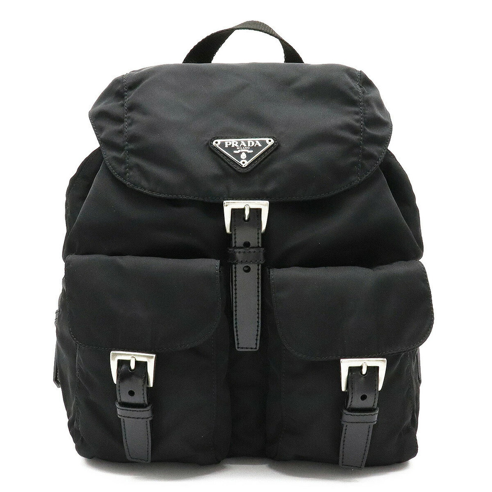 Prada Backpack Leather NERO Black